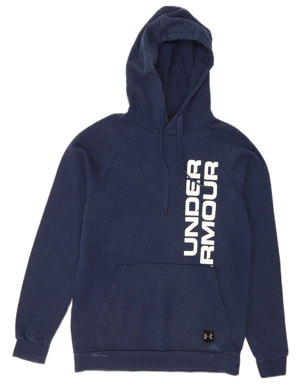 Under Armour Herren-Kapuzenpullover mit Grafik, Größe S, marineblau, Baumwolle
