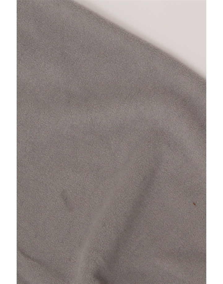 Sergio Tacchini Herren Fleecejacke UK 42 XL Grau Nadelstreifen