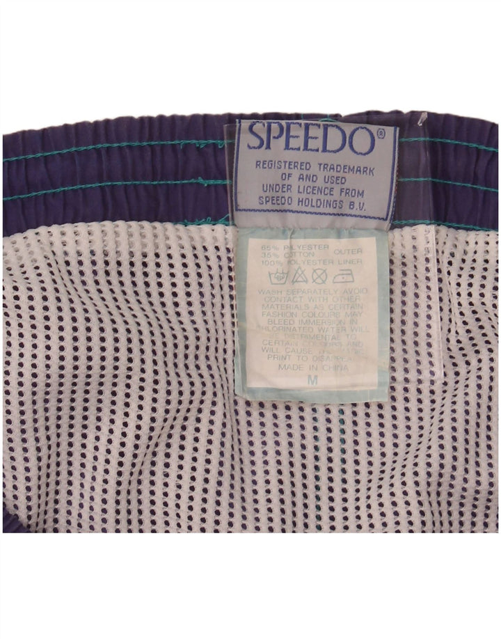 SPEEDO Mens Swimming Shorts Medium  Purple Polyester