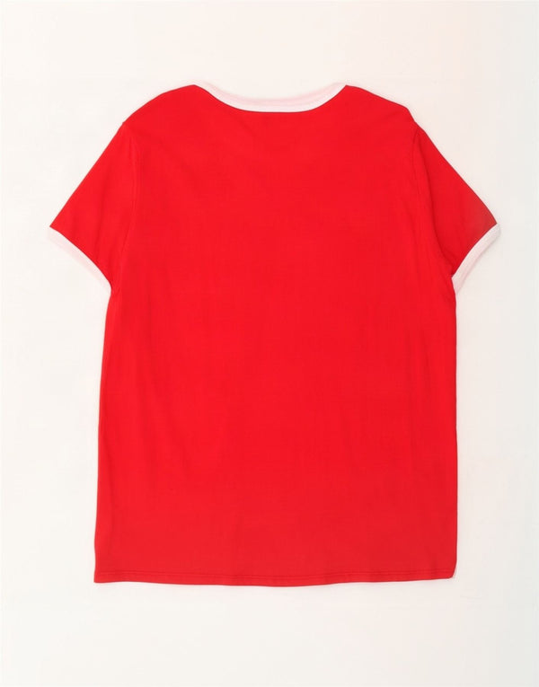 Levi's Damen-T-Shirt mit Grafik, UK 18, XL, rote Baumwolle