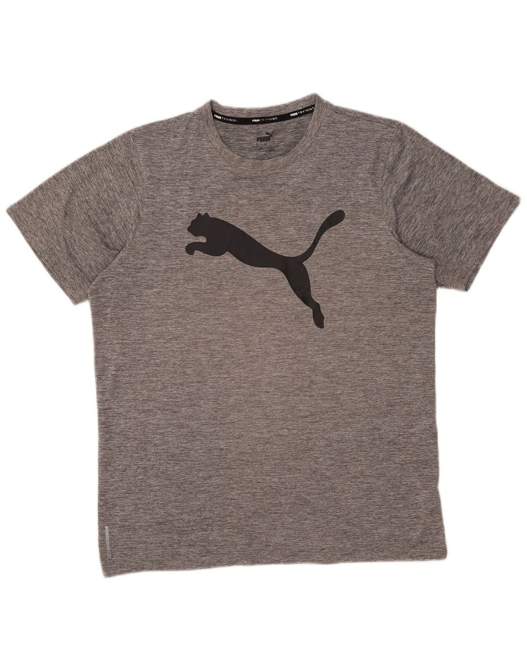 Puma Herren Grafik-T-Shirt-Oberteil Mittelgrau