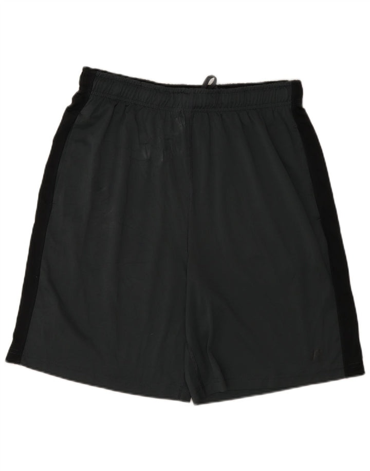 Russell Athletic Herren-Sportshorts aus mittelgrauem Colourblock-Polyester
