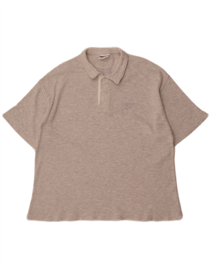 Reebok Herren Poloshirt 2XL Grau meliert