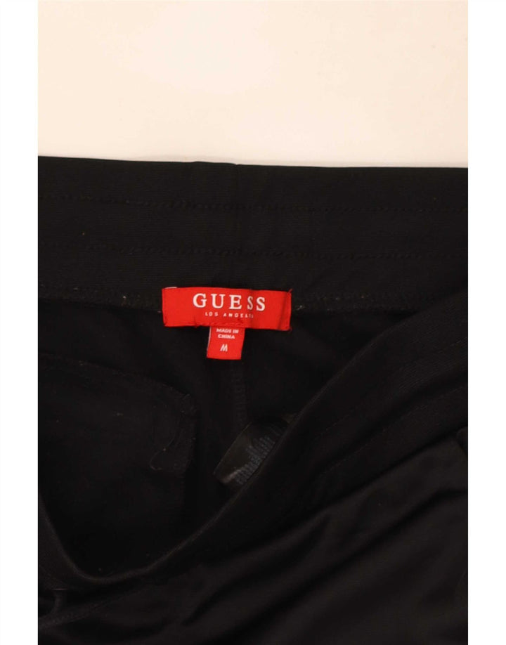 Guess Herren-Trainingsanzug-Hose mit Grafik, mittelgroß, Schwarz, Farbblock