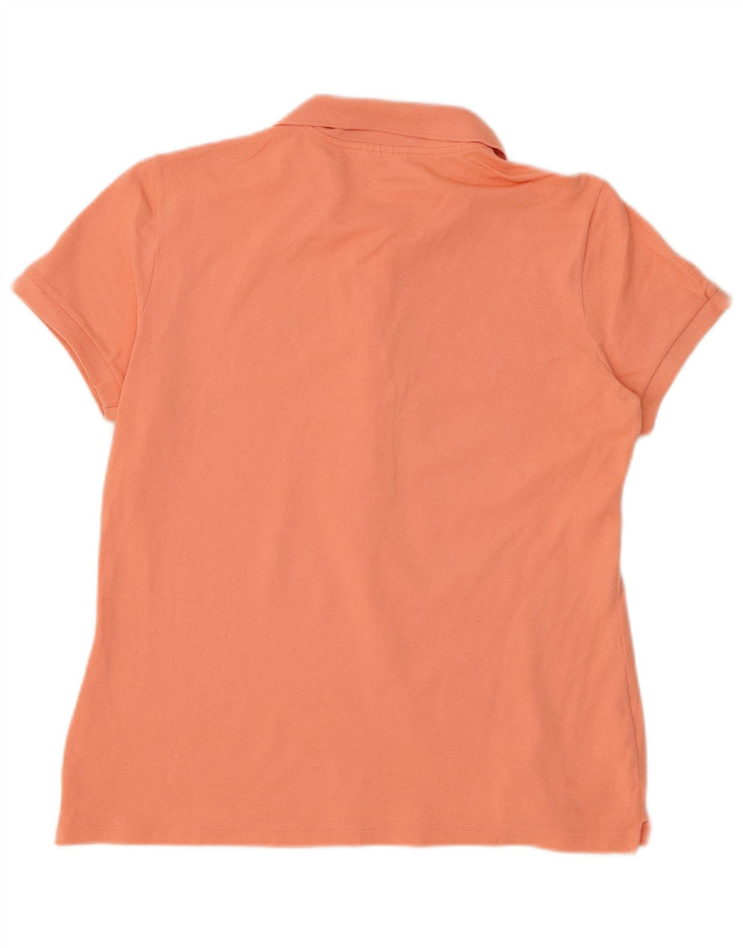 LACOSTE Damen Poloshirt Größe 46 XL Orange Baumwolle