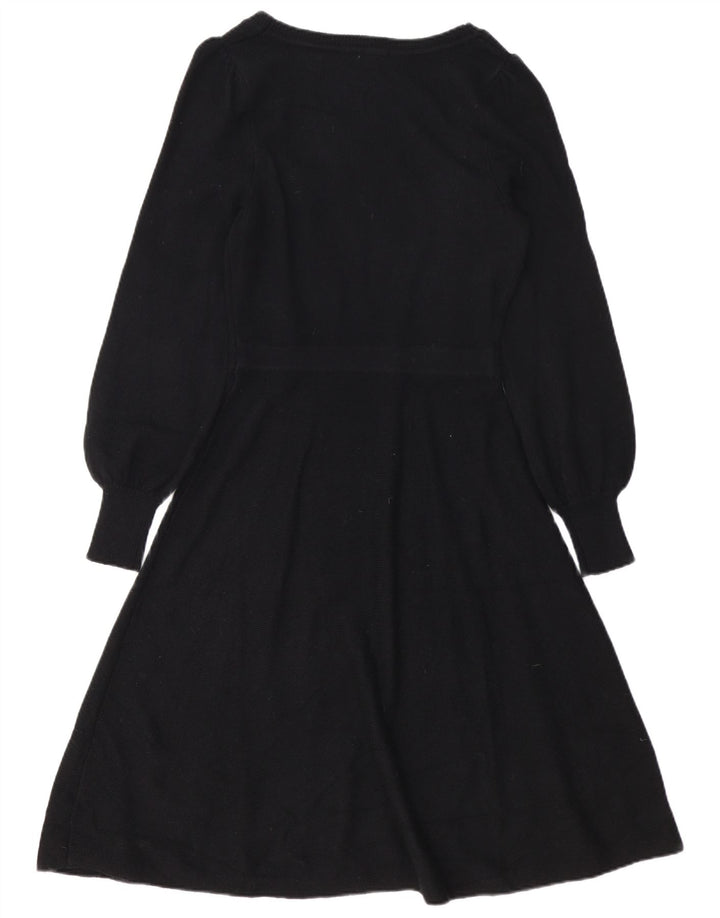 Boden Langarm-Pulloverkleid für Damen, Gr. 10, Größe S, Schwarz, Polyamid