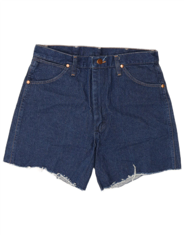 Wrangler Damen Jeansshorts W30 Mittelblau