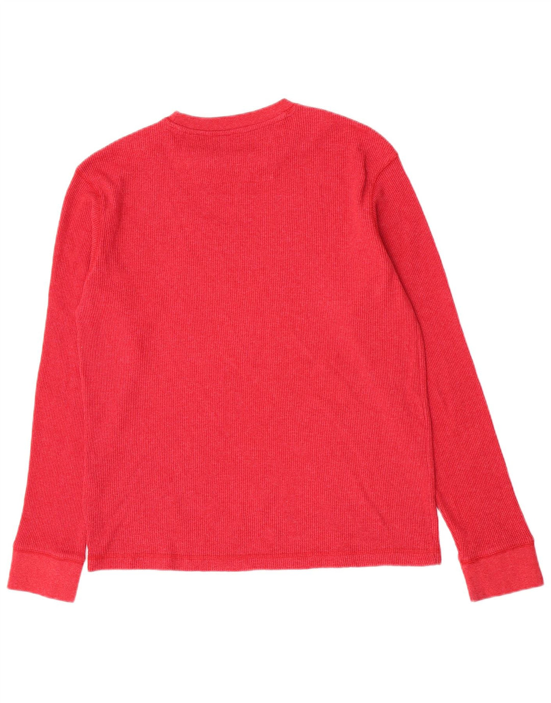 Chaps Herren-T-Shirt, langärmelig, groß, aus roter Baumwolle
