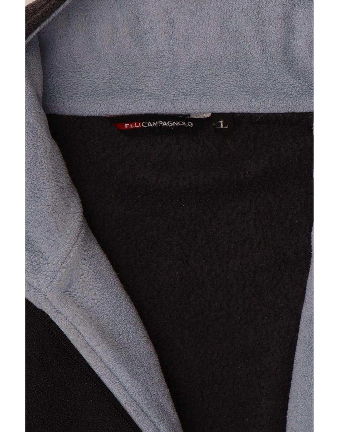 F.LLI Campagnolo Herren Ski-Fleecejacke UK 40 Large Grau Colourblock