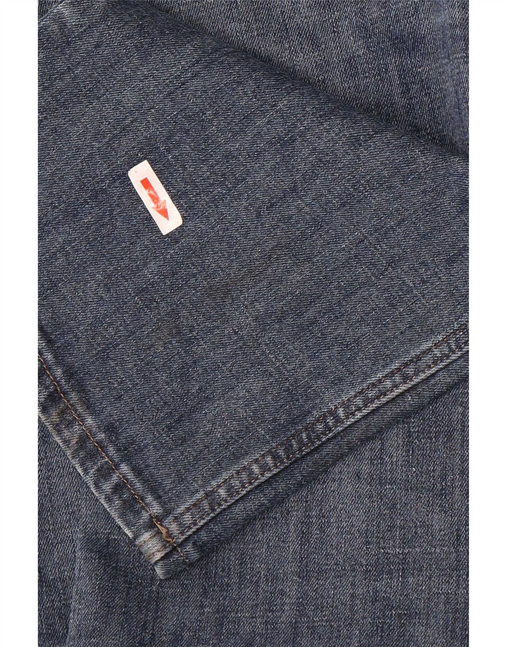 Wrangler Herren Straight Jeans W36 L34 Blaue Baumwolle