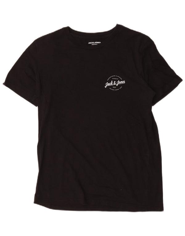Jack & Jones Herren T-Shirt Top Large Schwarz Baumwolle