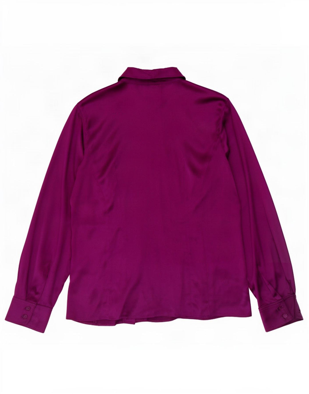 Marina Rinaldi Damen-Hemdbluse, Größe 21, mittlere kastanienbraune Seide