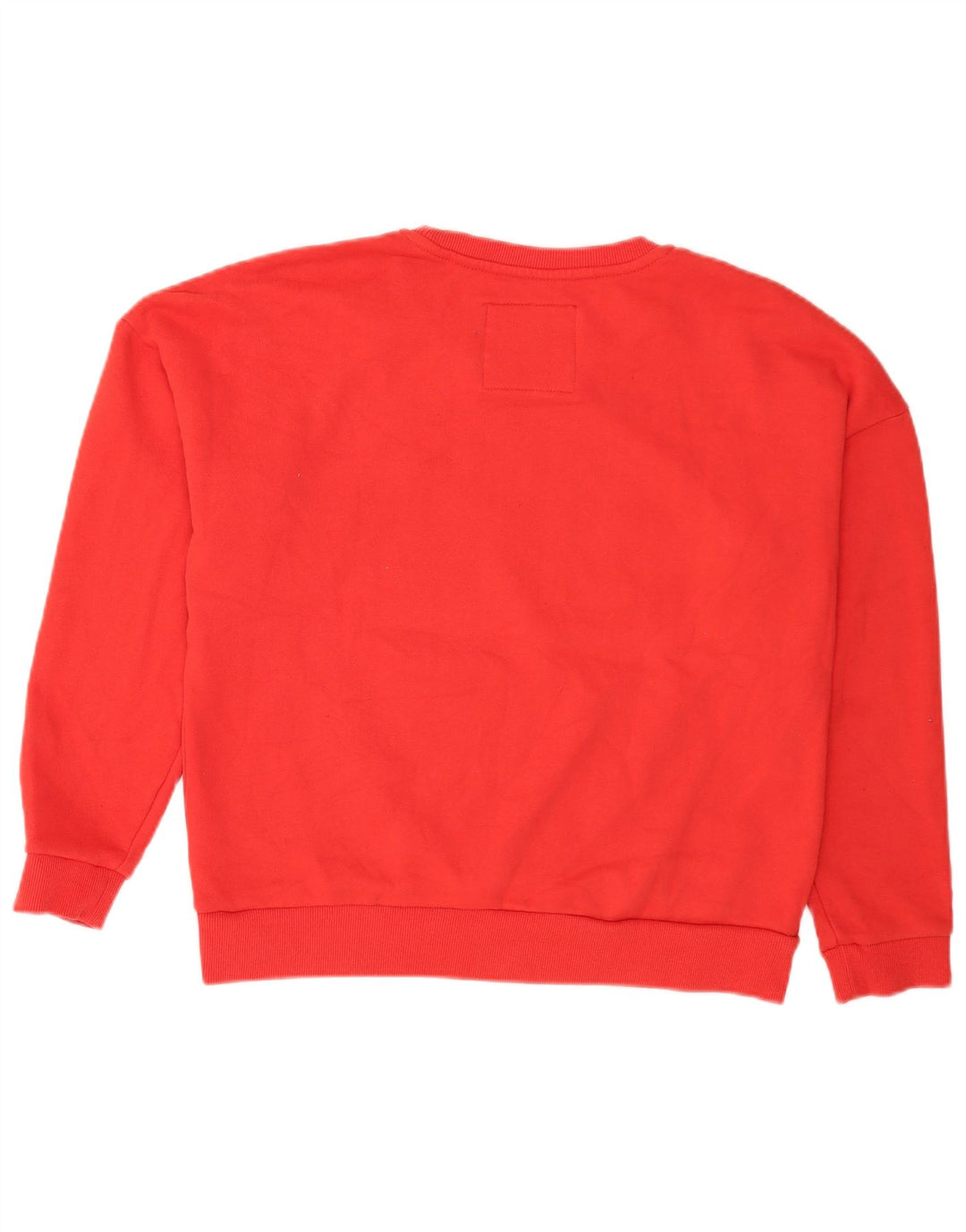 Superdry Damen-Sweatshirt in Übergröße mit Grafik, UK 16, Größe L, Rot, Baumwolle