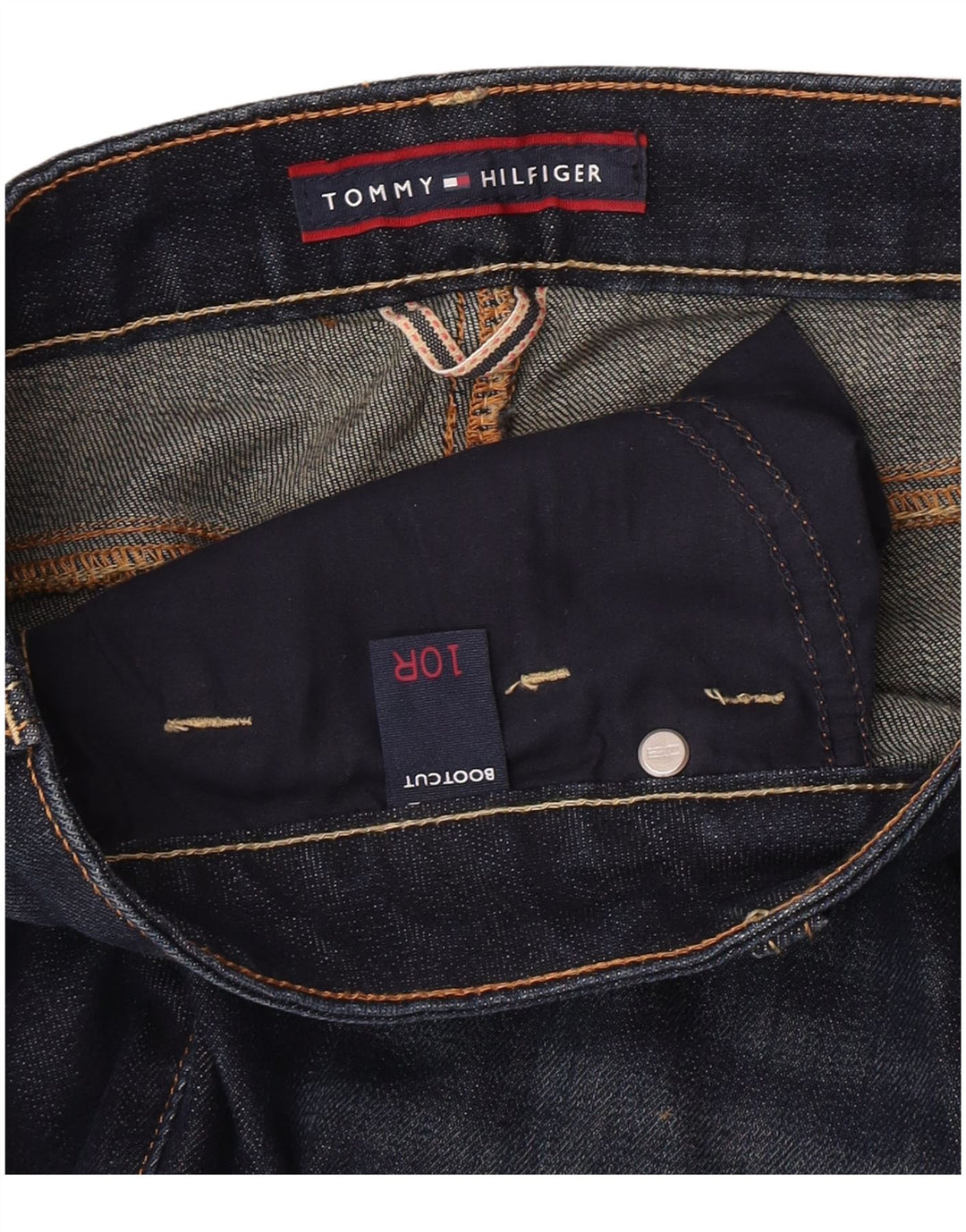 Tommy Hilfiger Damen Bootcut Jeans US 10 Large W34 L32 Blau