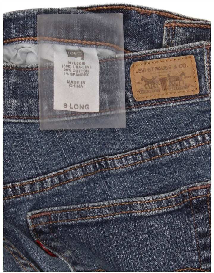 Levi's Damen 515 Bootcut Jeans US 8 Medium W28 L30 Blaue Baumwolle