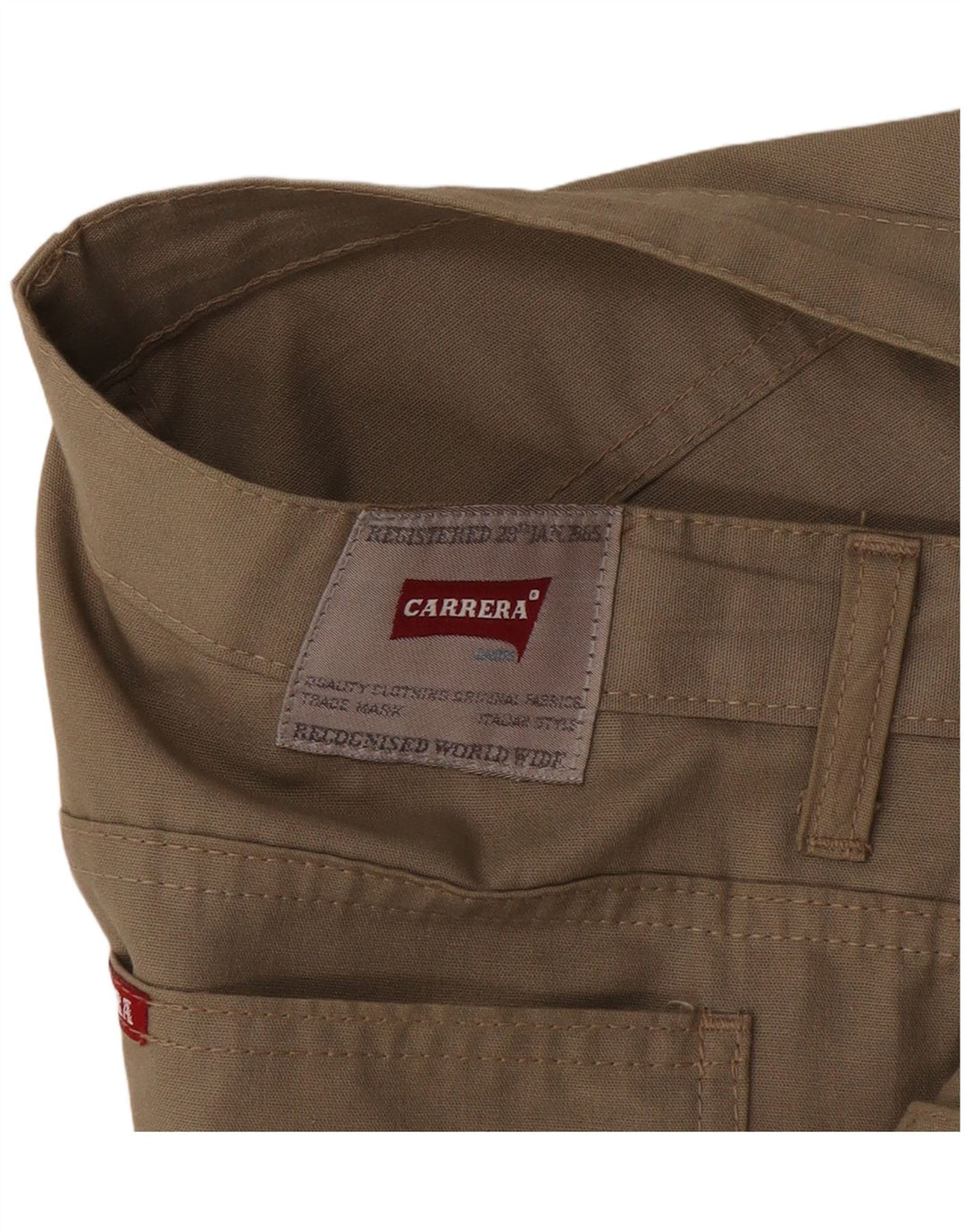 Carrera Herren Gerade Freizeithose W34 L29 Beige