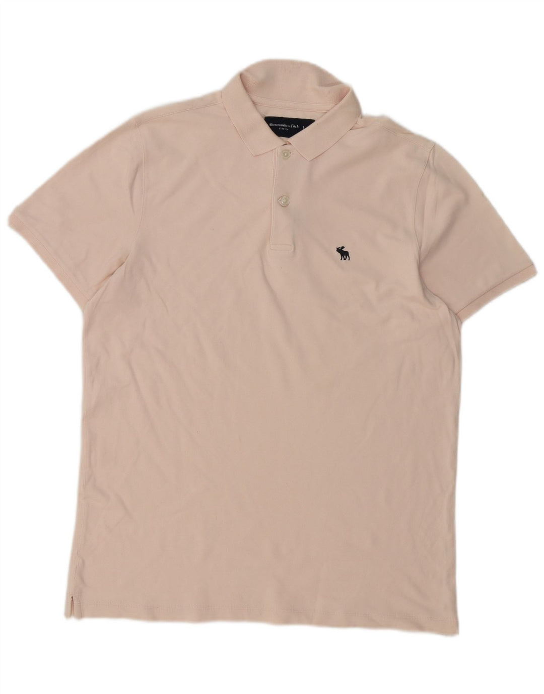 ABERCROMBIE & FITCH Herren-Poloshirt, Größe L, Rosa