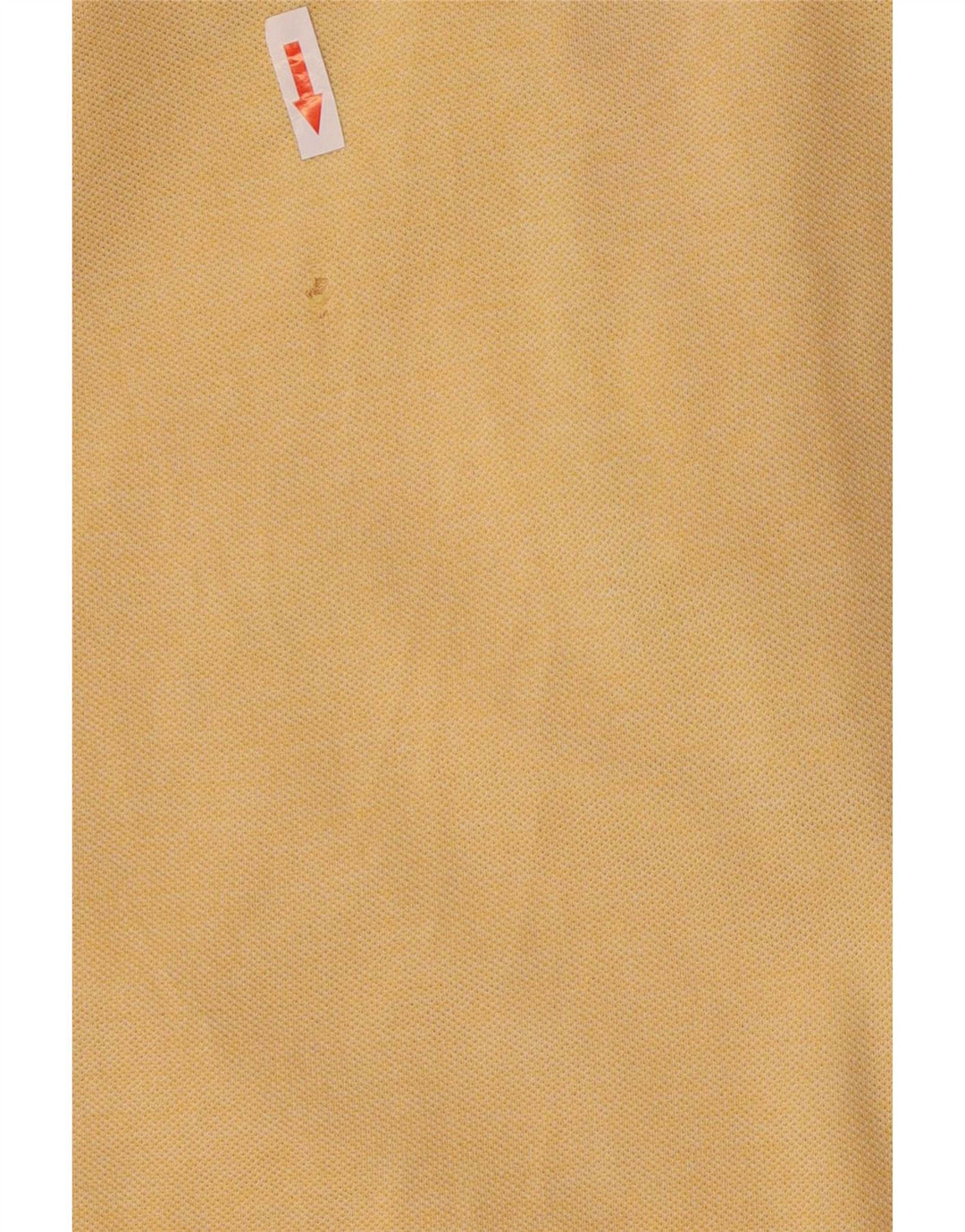 Lacoste Herren-Poloshirt, Größe 5, groß, gelbe Baumwolle