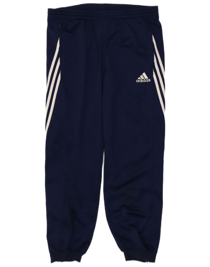 Adidas Herren-Trainingshose, Jogginghose, groß, marineblau, Polyester