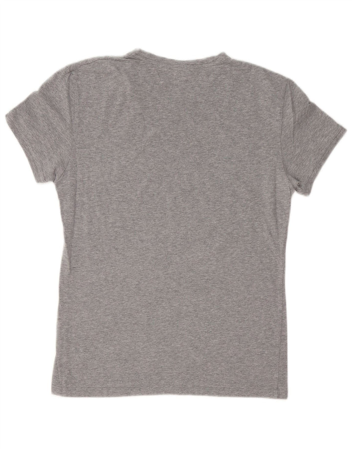 Diadora Herren T-Shirt Top Small Grau Baumwolle