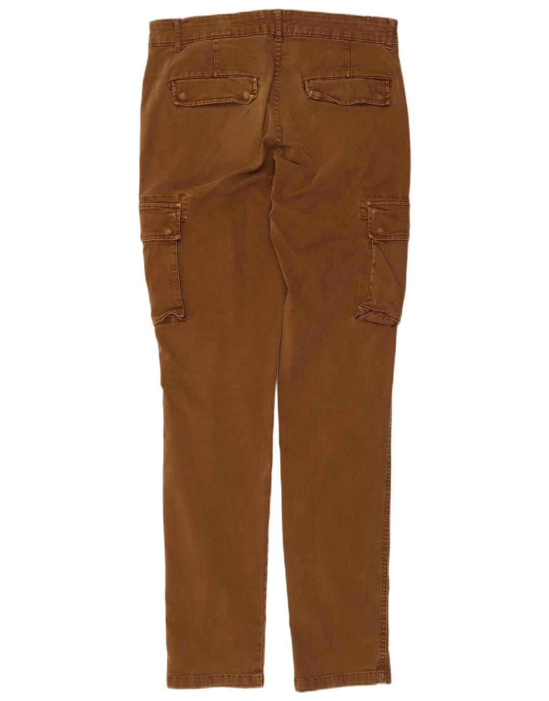Lyle & Scott Herren Slim Cargohose W32 L33 Braune Baumwolle