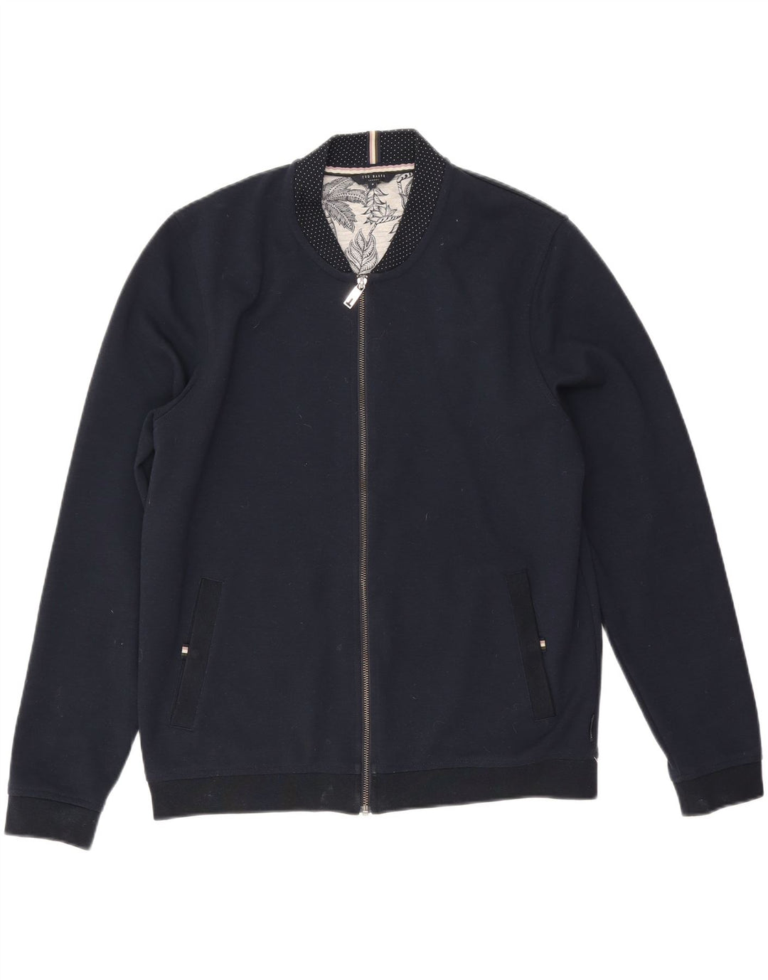 Ted Baker Herren-Trainingsanzug, Oberteil, Jacke, Größe 5, XL, Marineblau, Polyester