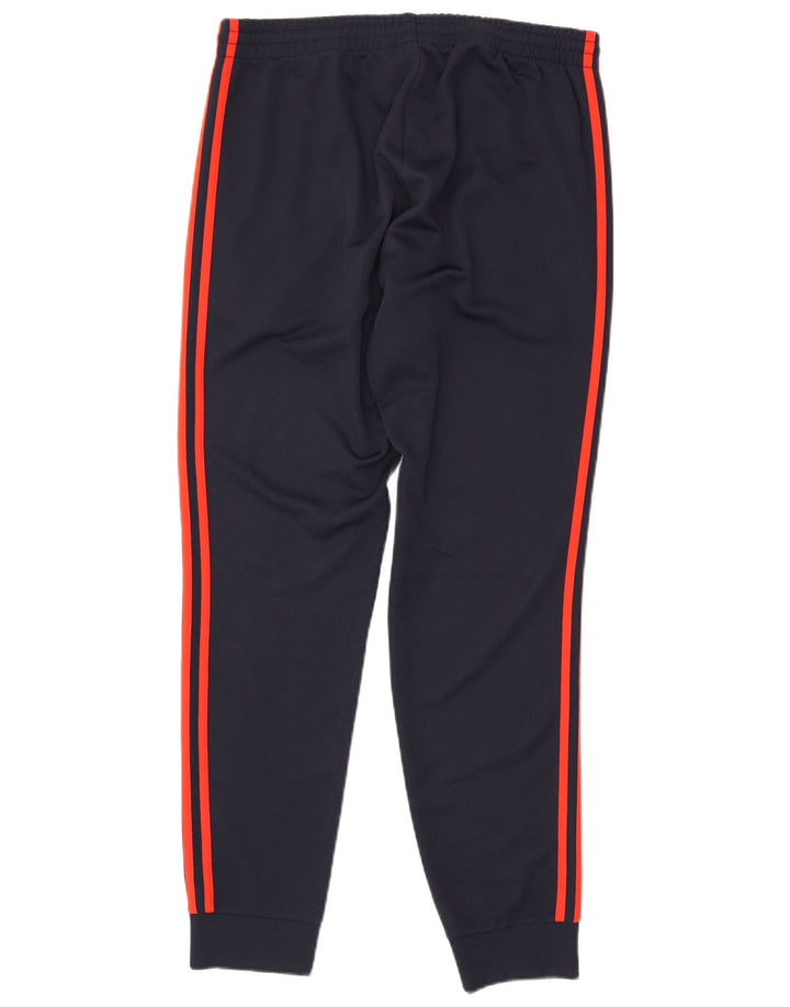 Adidas Herren-Trainingshose, Jogginghose, groß, marineblau, Polyester