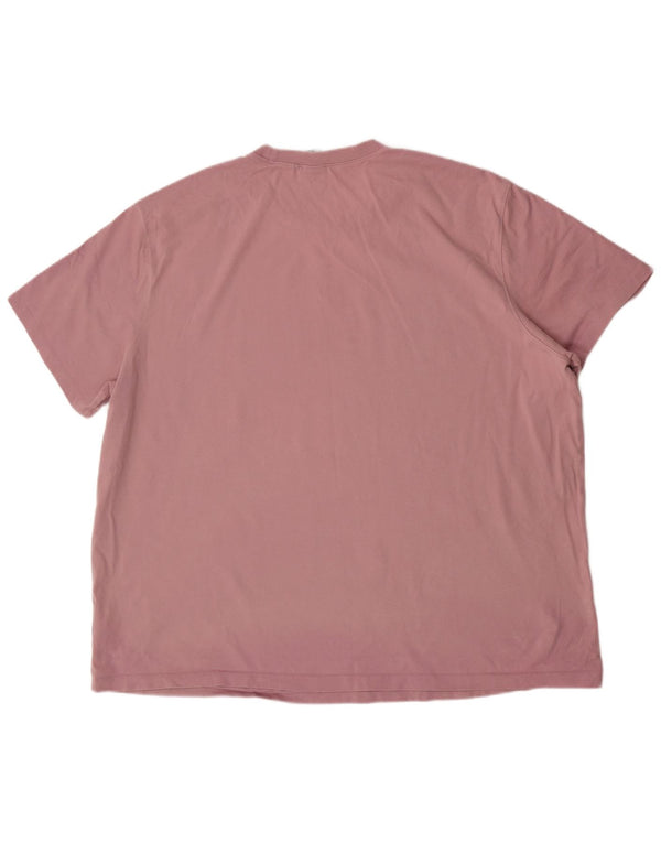 Adidas Herren T-Shirt Top 2XL Rosa Baumwolle