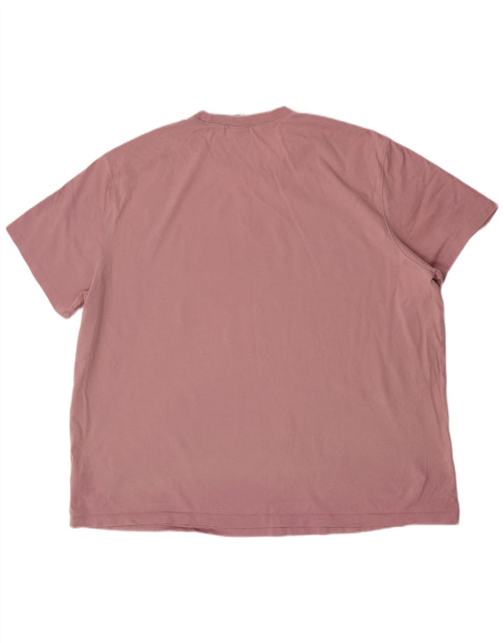 Adidas Herren T-Shirt Top 2XL Rosa Baumwolle