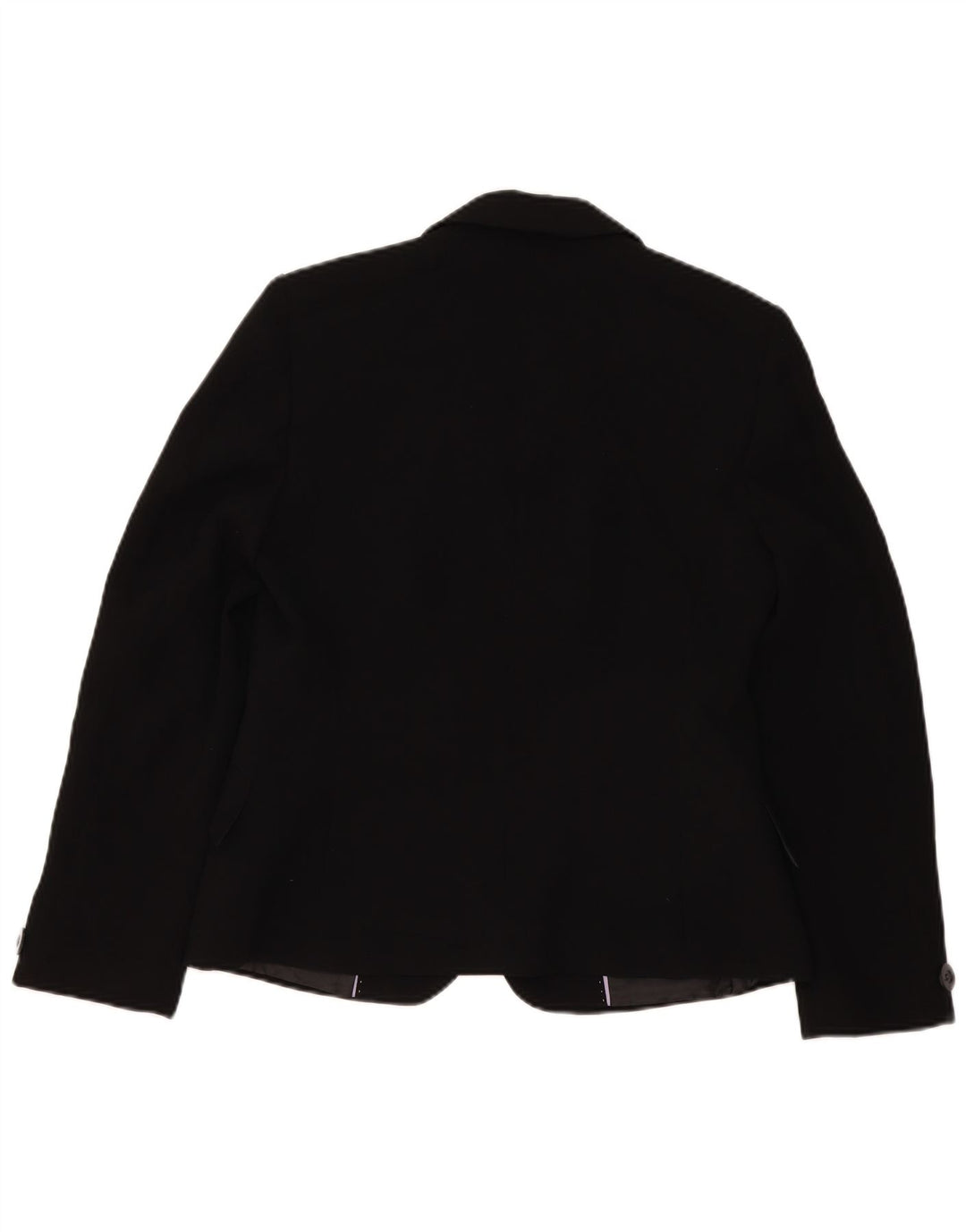 Marks & Spencer Damen Kurze 1-Knopf-Blazerjacke UK 14 Mittelschwarz