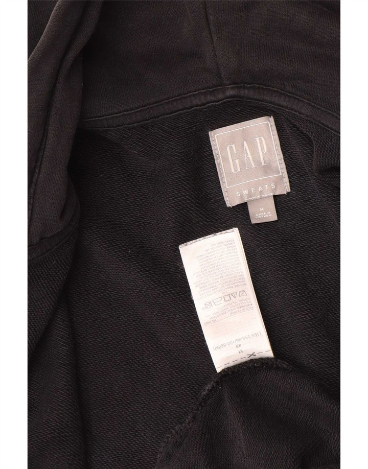 Gap Herren-Kapuzenpullover mit Reißverschluss, mittelschwarz, Baumwolle