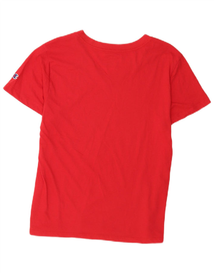 Champion Damen T-Shirt Top UK 14 Large Rot