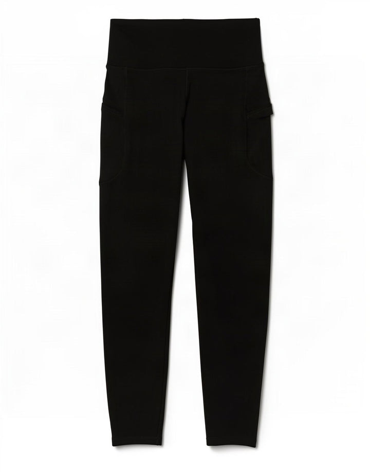 Nike Damen Dri Fit Crop Leggings UK 12 Medium Schwarz Polyester
