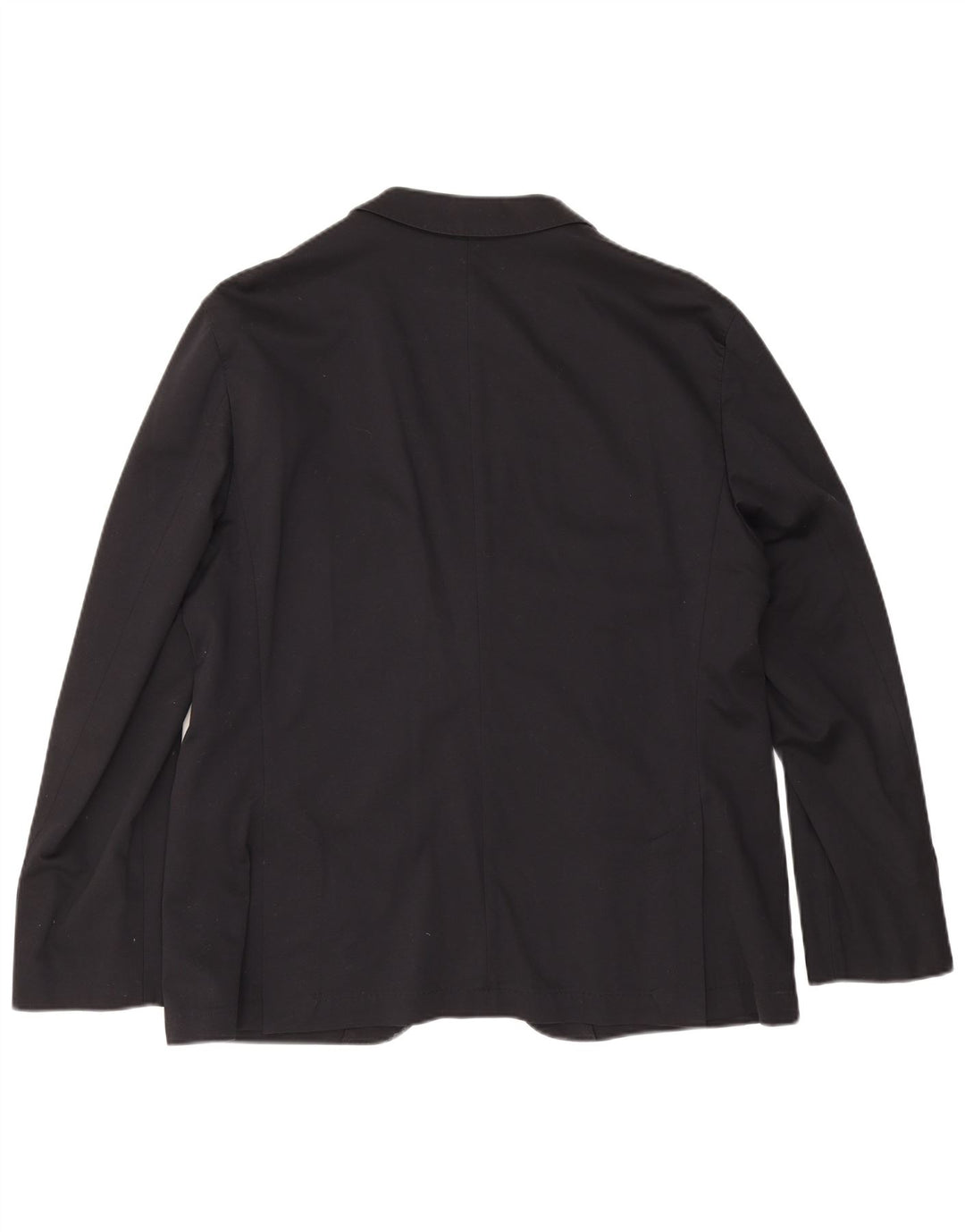 Hugo Boss Herren-Blazer mit 2 Knöpfen, UK 40, große marineblaue Baumwolle