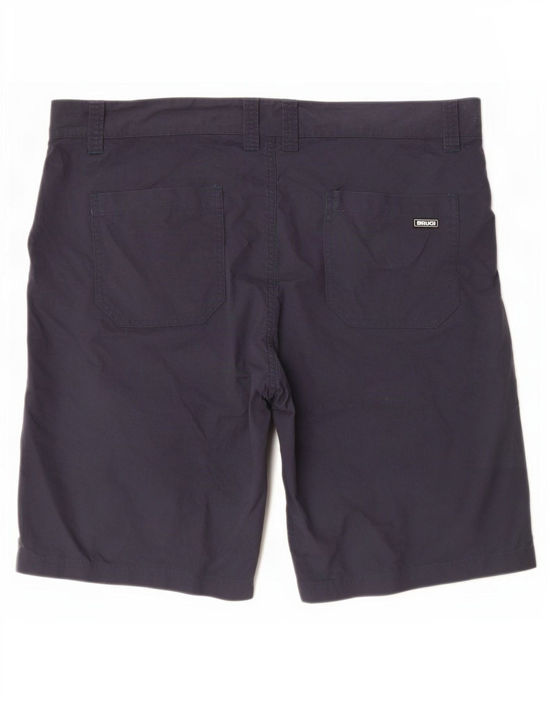 Brugi Herren Chino Shorts W38 XL Marineblau Baumwolle