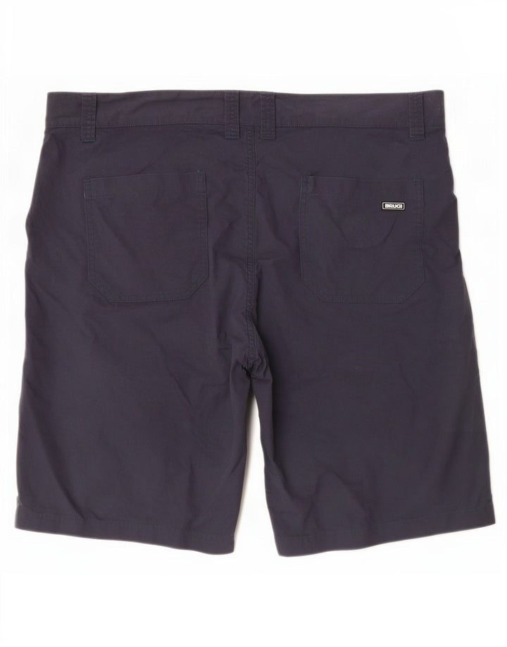 Brugi Herren Chino Shorts W38 XL Marineblau Baumwolle