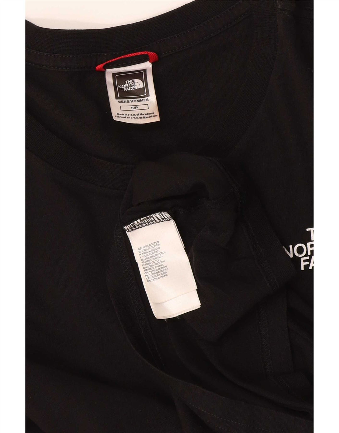 The North Face Herren Graphic Top Langarm Small Schwarz Baumwolle