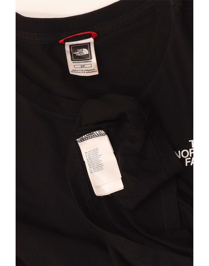 The North Face Herren Graphic Top Langarm Small Schwarz Baumwolle