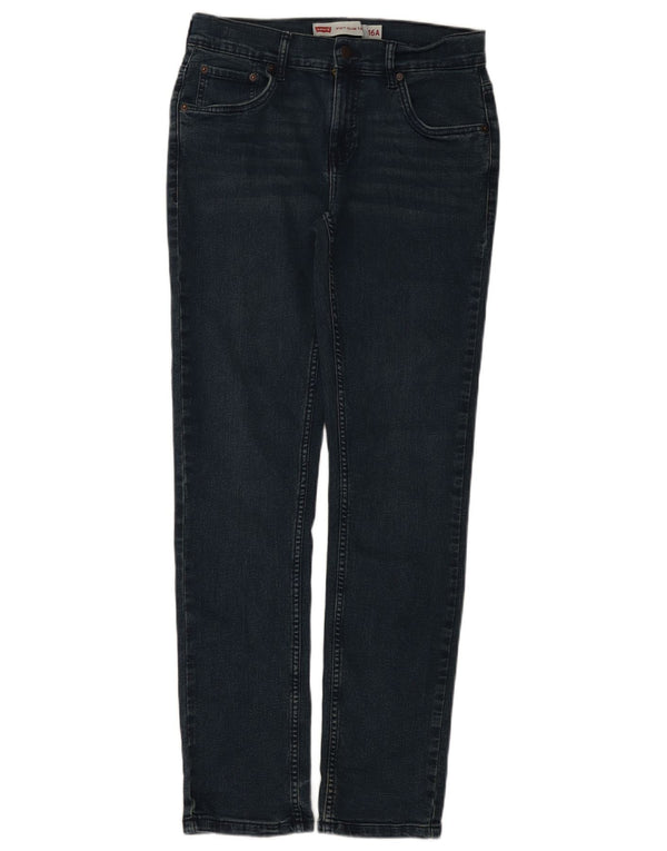 Levi's Jungen 512 Slim Tapered Jeans 15–16 Jahre W30 L31 Marineblaue Baumwolle