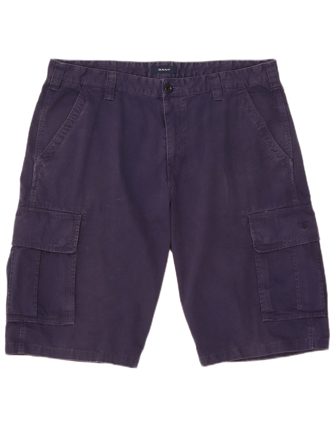 Gant Herren Cargoshorts W38 XL Marineblaue Baumwolle