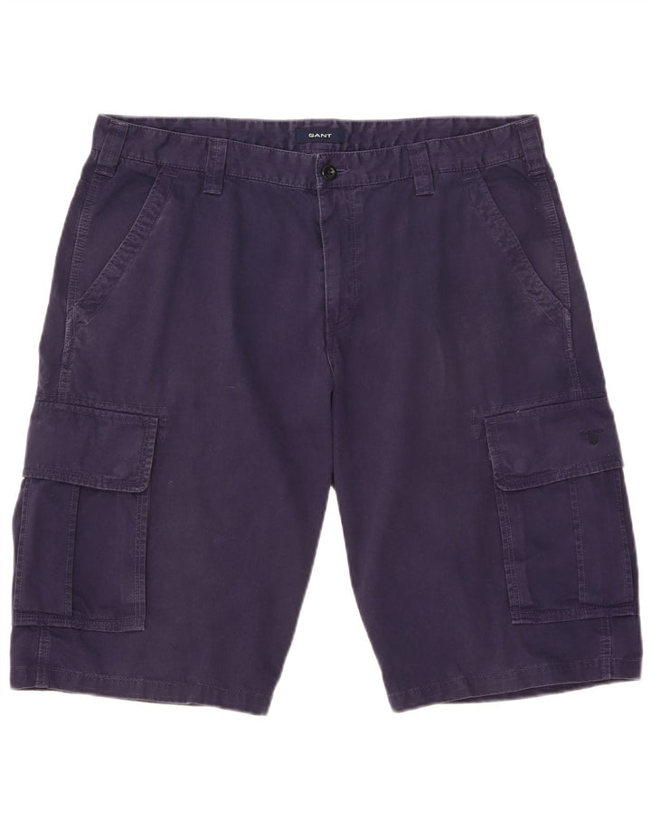 Gant Herren Cargoshorts W38 XL Marineblaue Baumwolle