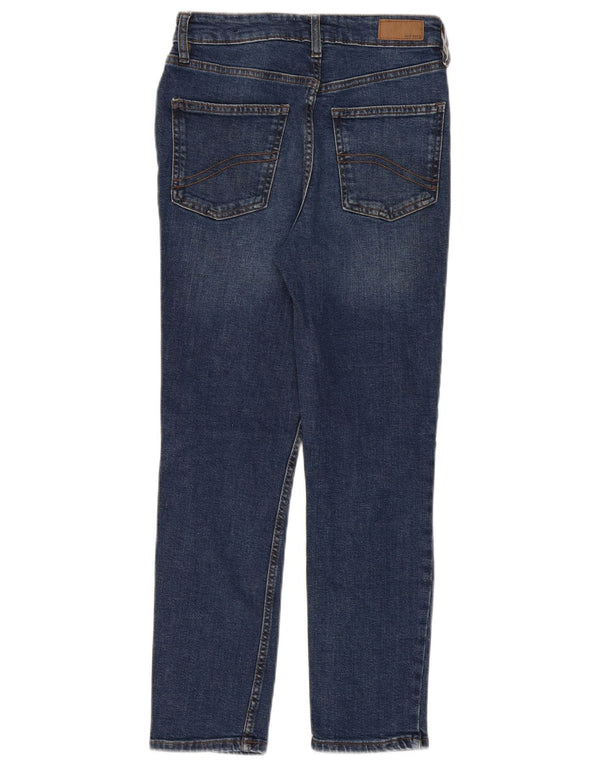 Fat Face Damen Sway Slim Jeans UK 8 Small W28 L26 Blaue Baumwolle