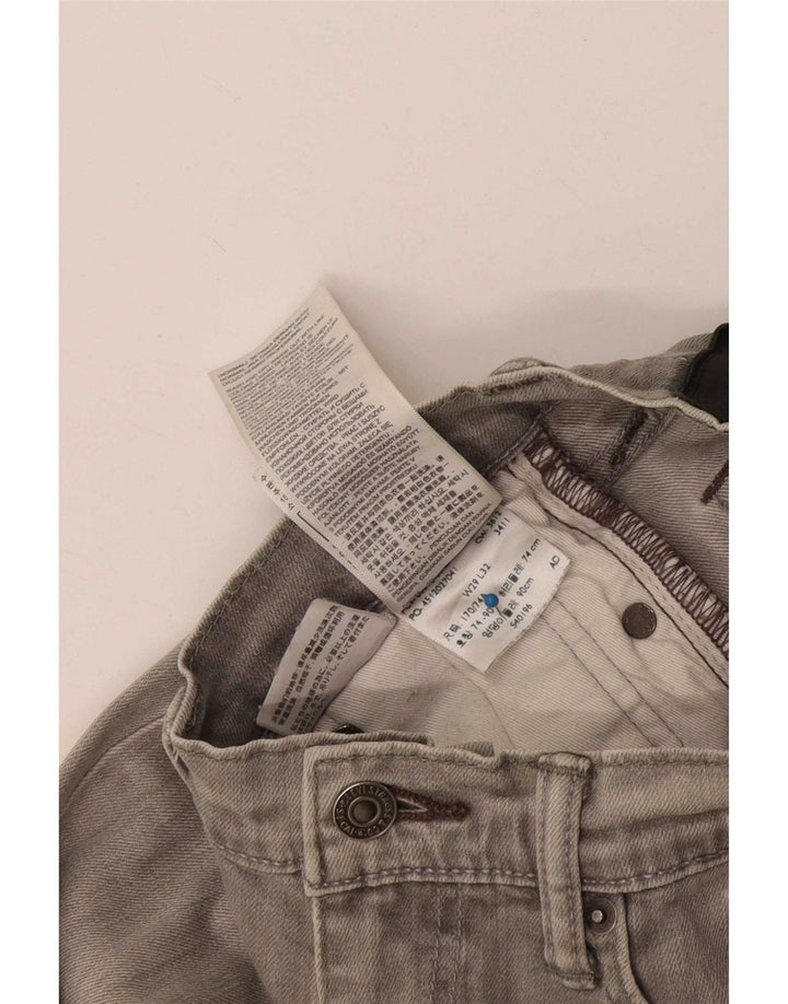 Levi's Damen Skinny Jeans W29 L32 Graue Baumwolle