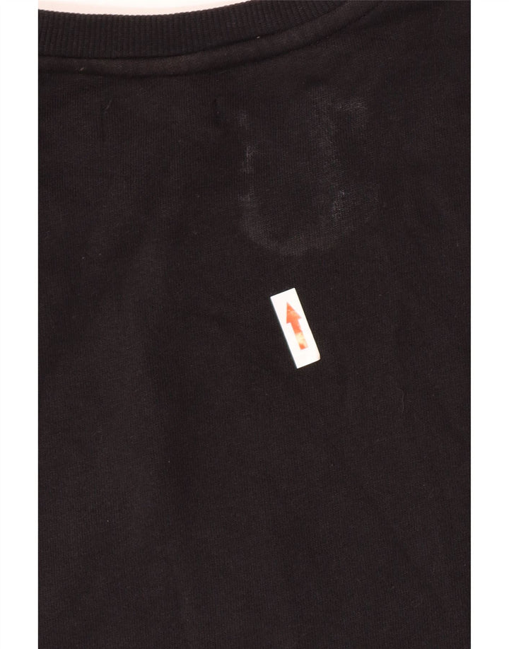 Zara Herren-Sweatshirt mit Grafik, Größe S, Schwarz
