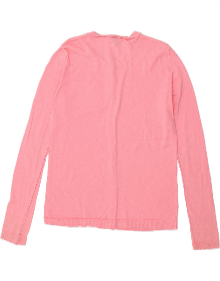 BENETTON Womens Cardigan Sweater UK 10 Small Pink Vintage Benetton and Second-Hand Benetton from Messina Hembry 