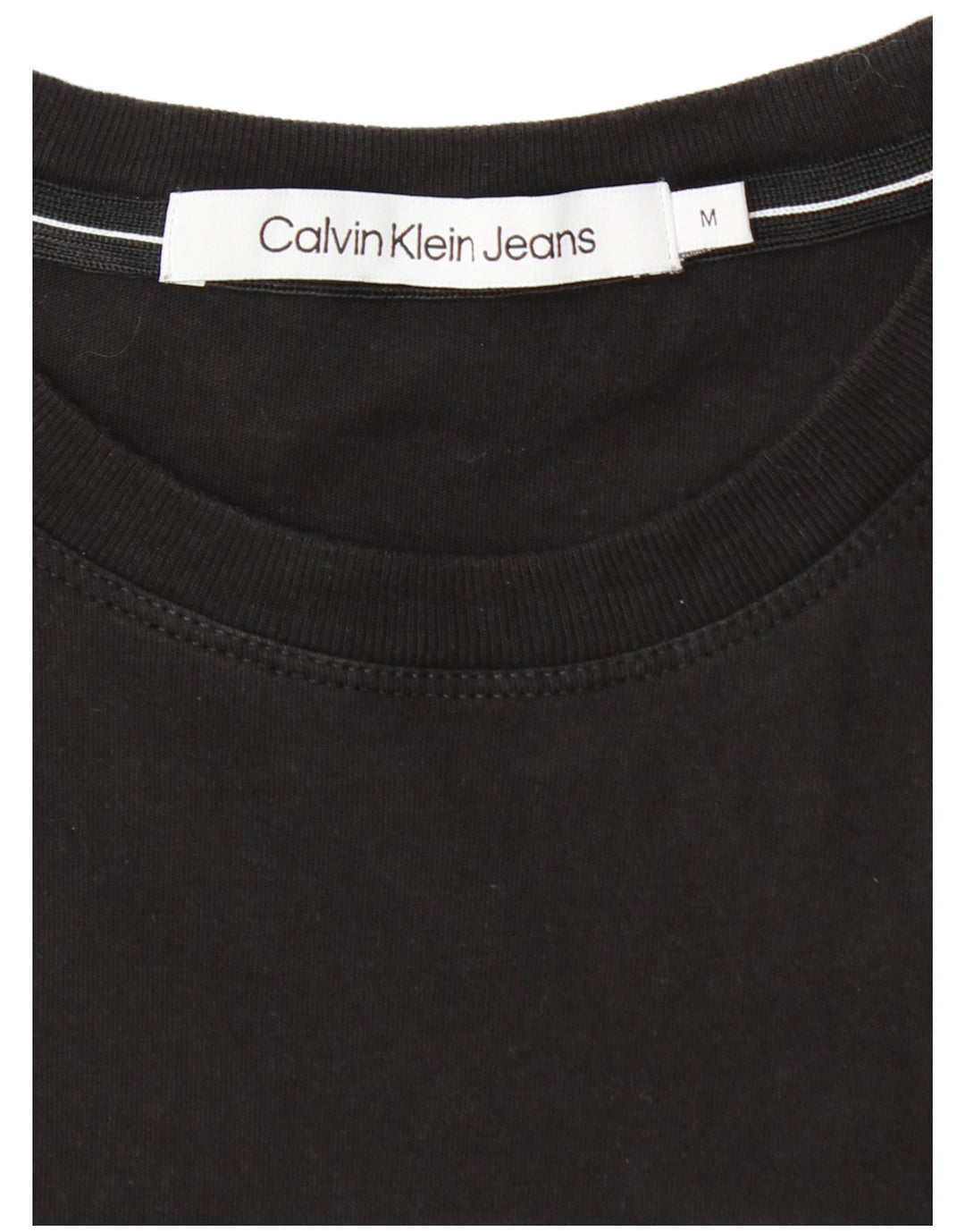 CALVIN KLEIN JEANS Herren Grafik T-Shirt Top Medium Schwarz