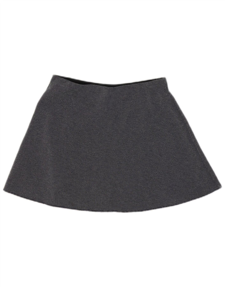 ZARA Damen Minirock Medium W28 Marineblau meliert
