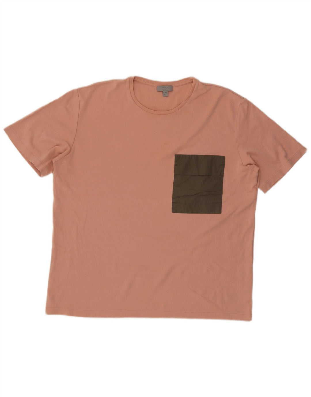 Cos Herren T-Shirt Top Large Rosa Baumwolle