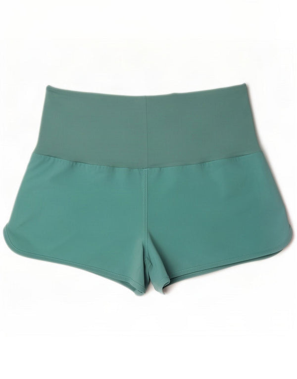 Roxy Womens Sport Shorts UK 14 Medium Green