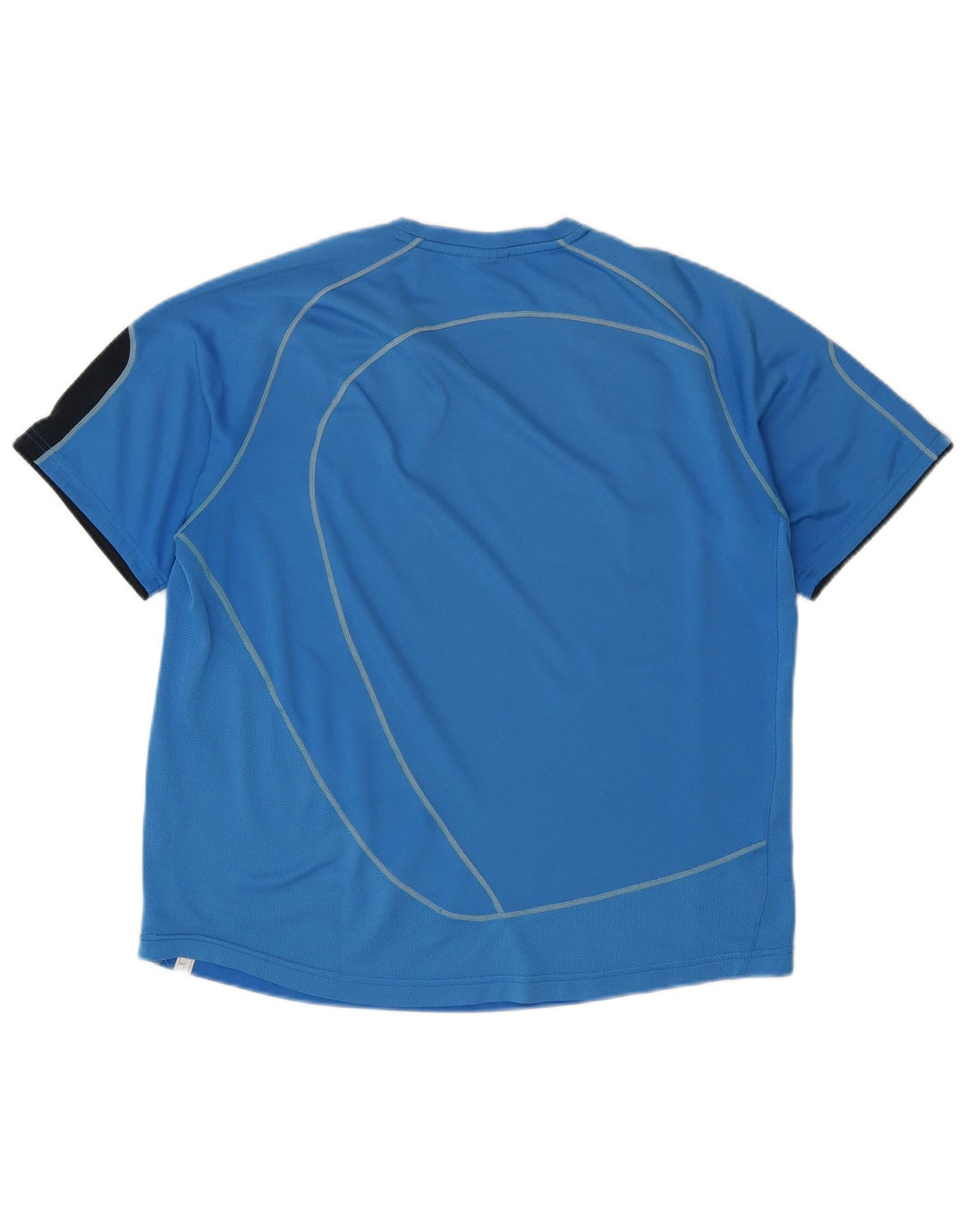 NIKE Herren T-Shirt Top XL Blau Colourblock